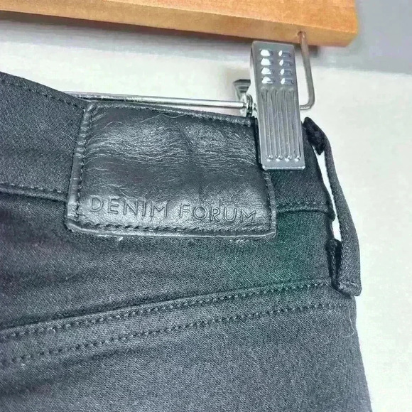 ARITZIA Lace Up Black Nico Mid Rise Skinny Crop Jeans Jeggings  Women 24 - Picture 4 of 10